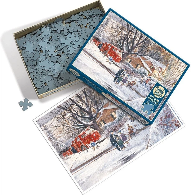 Пазл Cobble Hill Підготовка до матчу 500 елементів 113162 (625012450362) - зображення 3