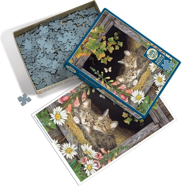 Пазл Cobble Hill Котячі брати і сестри 500 елементів 112642 (625012450416) - зображення 3