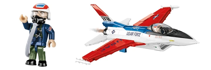 Zestaw klocków Cobi Armed Forces F-16 First Flight Edition 1974 375 elementów (5902251058920) - obraz 2