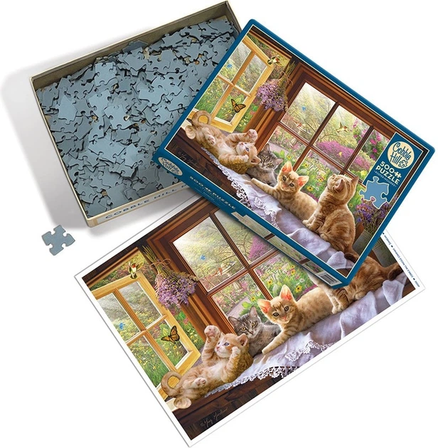 Пазл Cobble Hill Лінивий ранок 500 елементів 113031 (625012450829) - зображення 3