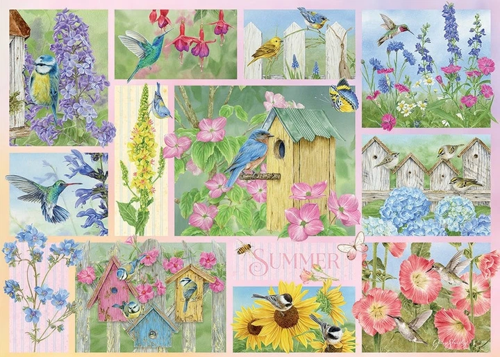 Пазл Cobble Hill Птахи на канікулах 500 елементів 113075 (625012451024) - зображення 3