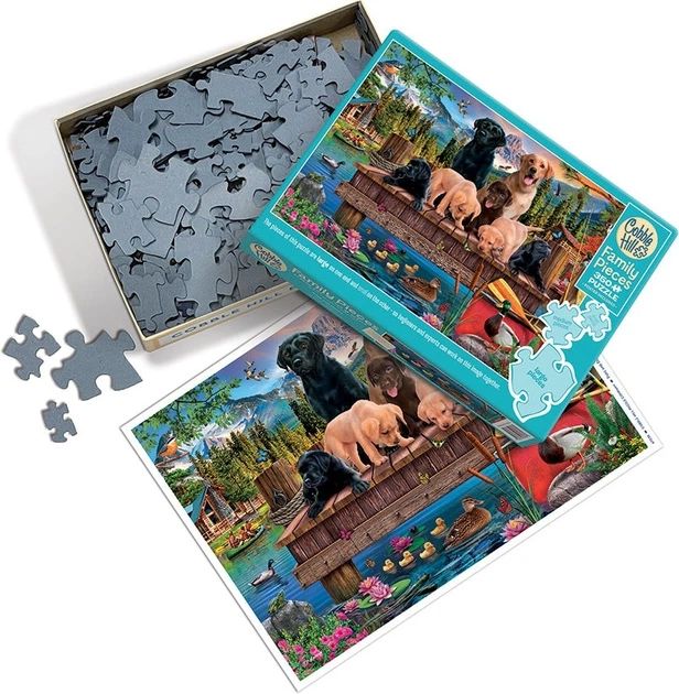 Пазл Cobble Hill Цуценята і качки 350 елементів 113631 (625012470384) - зображення 3