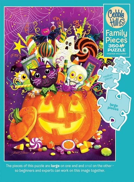 Пазл Cobble Hill Цукерка або пустощі 350 елементів 113039 (625012470414) - зображення 2