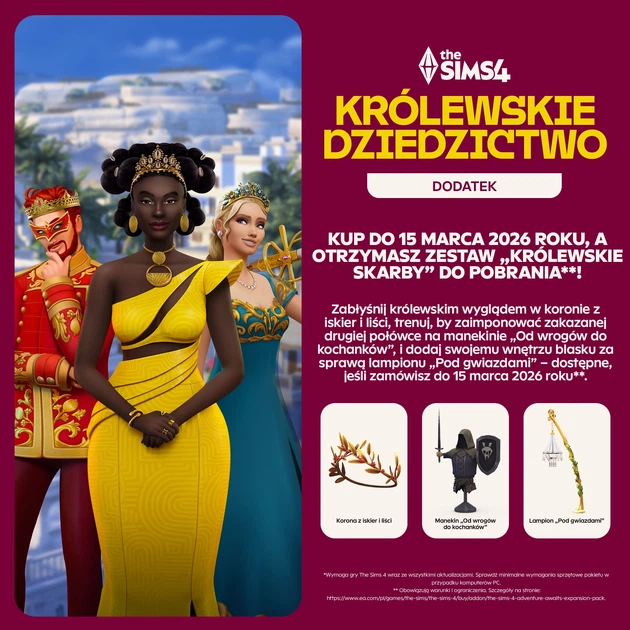 Gra PC The Sims 4 DLC Królewskie Dziedzictwo (Klucz elektroniczny) (5030934125468) - obraz 6