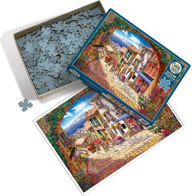 Пазл Cobble Hill Кань-сюр-Мер, Франція 500 елементів 113084 (625012450843) - зображення 3