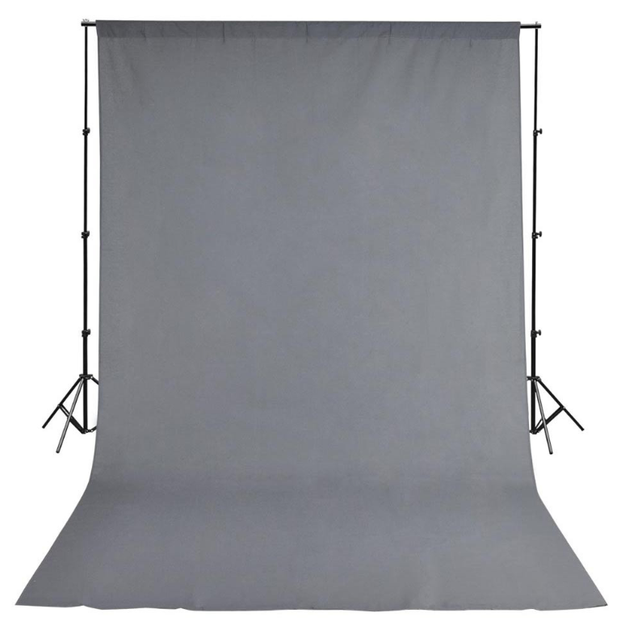 Фон тканевый Fotoway серый для фотостудии 1.5х2.1 м – фото, отзывы ...