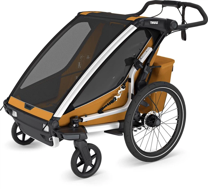 Дитяча коляска Thule Chariot Sport 2 Double (Natural Gold) 10201033 (TH 10201033) - изображение 3