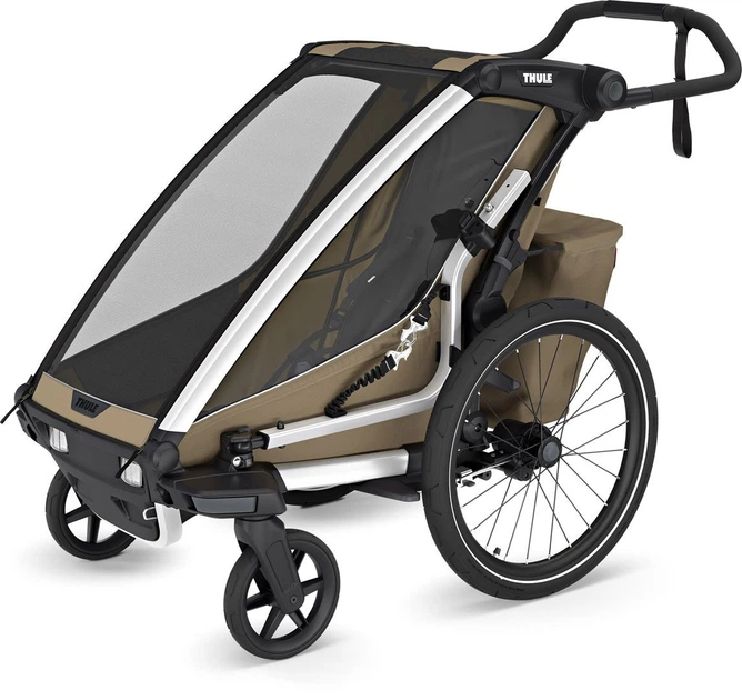 Дитяча коляска Thule Chariot Cross 2 Single (Faded Khaki) 10201036 (TH 10201036) - изображение 3