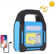 Фонарь переносной Светодиодный HB-9707A-COB+LED power bank USB Li-Ion аккумулятор солнечная батарея для кемпинга - изображение 2