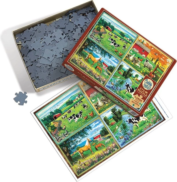 Puzzle Cobble Hill Przyjaciele z jednej farmy XL 275 elementów 113628 (625012480024) - obraz 3