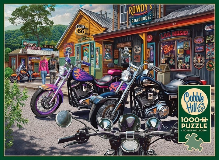 Puzzle Cobble Hill Para motocykli 1000 elementów 113099 (625012402828) - obraz 2