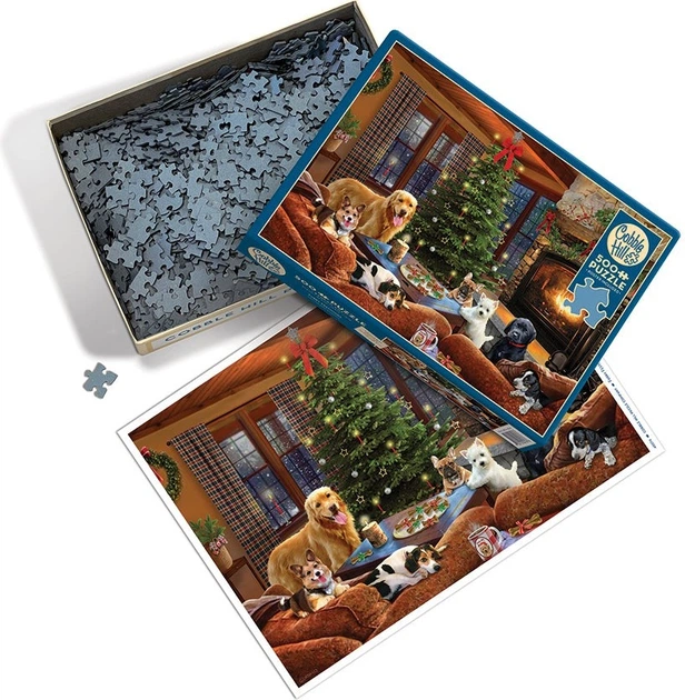 Пазл Cobble Hill Святкові моменти 500 елементів 113090 (625012450768) - зображення 3