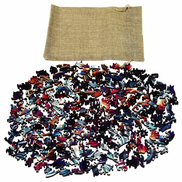 Дерев'яний пазл Eureka Космонавт 200 елементів (5425004736741) - зображення 3