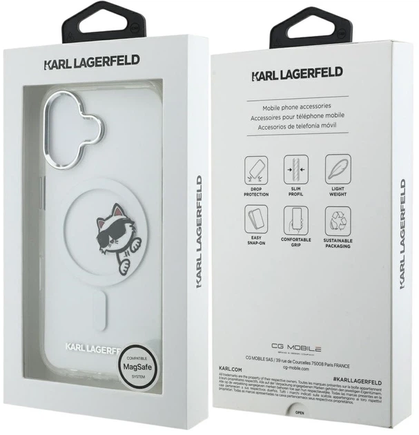 Чохол Karl Lagerfeld IML Peekaboo MagSafe для Apple iPhone 17 Transparent (3666339606992) - зображення 8