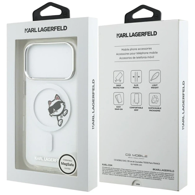 Чохол Karl Lagerfeld IML Peekaboo MagSafe для Apple iPhone 17 Pro Transparent (3666339607012) - зображення 8