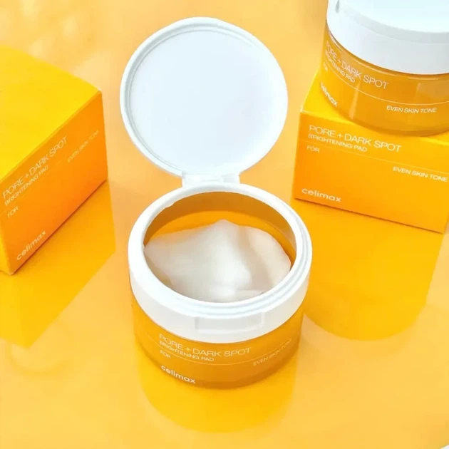 Освітлюючі тонер педи Celimax Pore+Dark Spot Brightening Pad 40 шт. - зображення 3