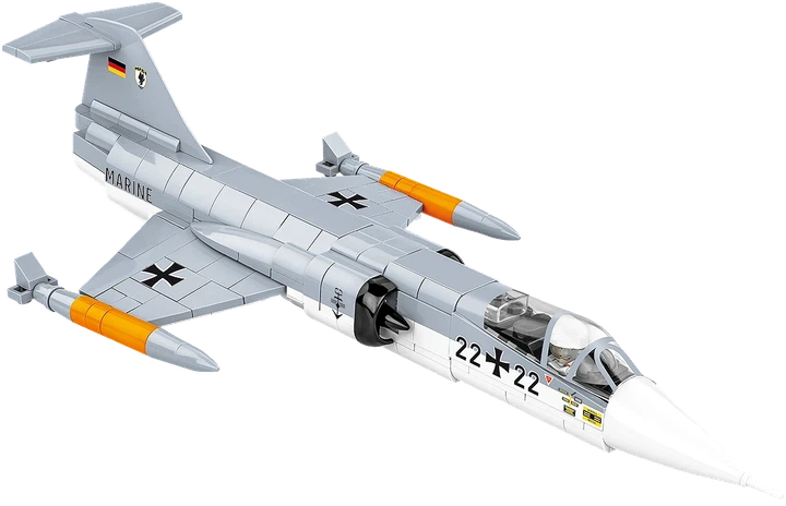 Klocki konstrukcyjne Cobi Armed Forces Myśliwiec Lockheed F-104 Starfighter 428 elementów (5902251059071) - obraz 2