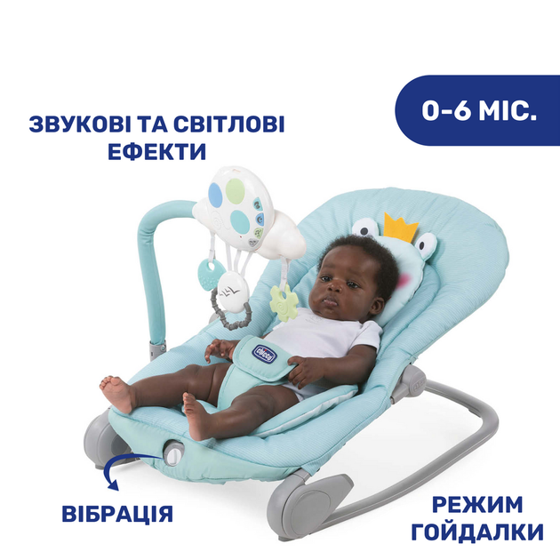 Кресло-качели Chicco Balloon, бирюзовое - изображение 6