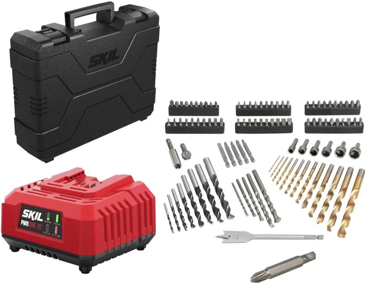 Akumulatorowa wiertarko-wkrętarka udarowa Skil z akumulatorem 3021HC 20W 2x2 Ah (4894863201706) - obraz 3