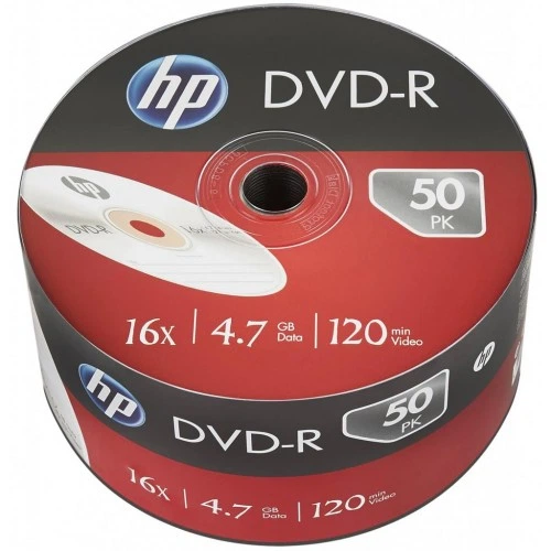 Диск DVD HP DVD-R 4.7GB 16X 50шт (69303/DME00070-3) HP 69303/DME00070-3 913150 - Фото 1 Диск DVD HP DVD-R 4.7GB 16X 50шт (69303/DME00070-3) HP 69303/DME00070-3 913150 - изображение 1