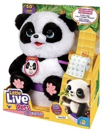 Zabawka interaktywna Cobi Little Live Pets Moja Panda Chu Chu (MO-26676) (5902251501044) - obraz 1