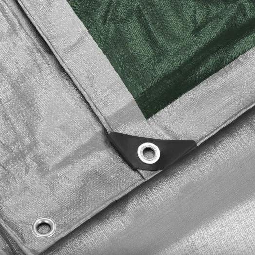 Брезент Springos 6 x 8 м 130 г/м2 Сірий (GA2185) - зображення 2