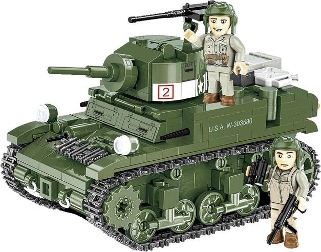 Klocki konstrukcyjne Cobi WWII M3 Stuart 511 elementów (5902251031299) - obraz 2