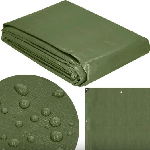 Брезент Springos 5 x 4 м 100 г/м2 Зелений (GA2182) - зображення 5