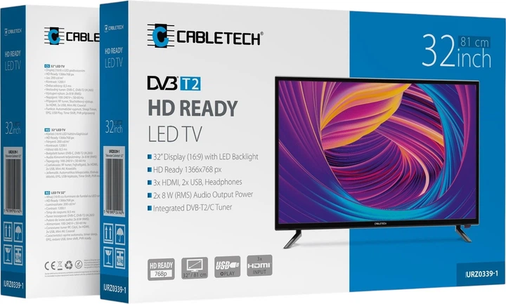 Телевізор Cabletech 32" URZ0339-1 - зображення 7