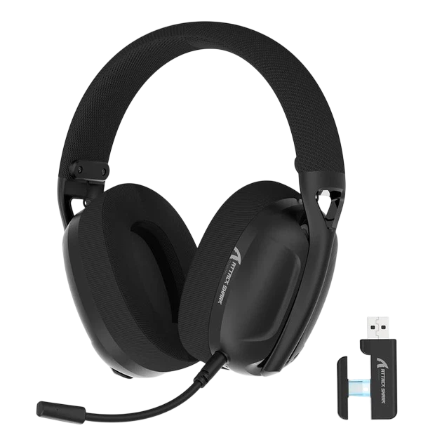 Гарнітура Attack Shark L80 Black - Фото 1 Гарнітура Attack Shark L80 Black - изображение 1