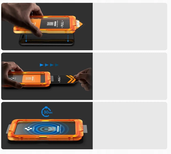 Захисне скло Spigen ALM Glas.Tr Slim  3-PACK для Apple iPhone 17 Pro Max Clear (8800283312317) - зображення 7