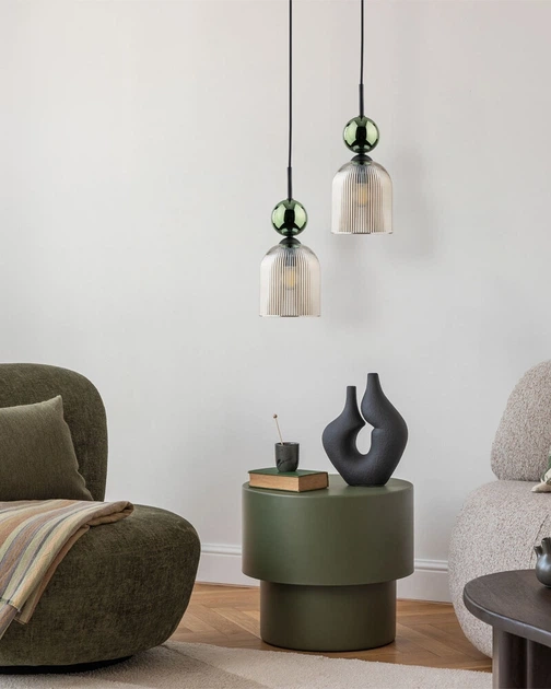 Підвісний світильник, люстра TK Lighting 11146 Sophia E14 1x10W IP20 зелений - зображення 2