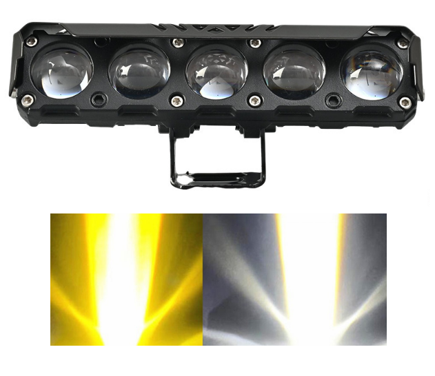Светодиодная LED-фара (прожектор) 75W: Белый + Желтый свет (Dual Color) - Фото 1 Светодиодная LED-фара (прожектор) 75W: Белый + Желтый свет (Dual Color) - изображение 1