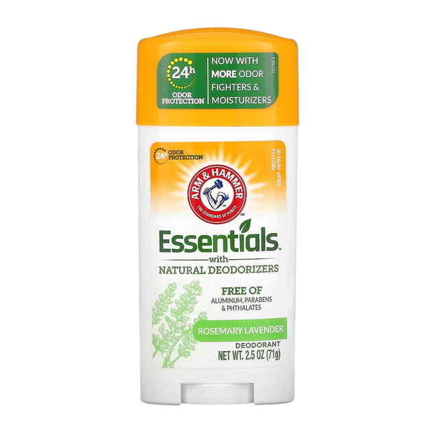 Дезодорант антиперспірант Arm & Hammer Essentials Rosemary Lavender 71 г (RF2339) - Фото 1 Дезодорант антиперспірант Arm & Hammer Essentials Rosemary Lavender 71 г (RF2339) - зображення 1
