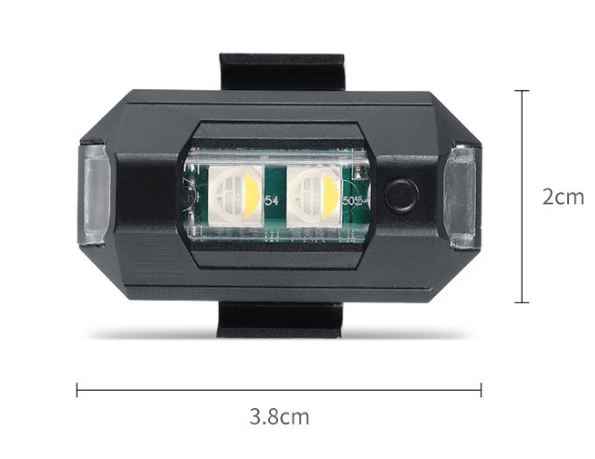 Універсальний LED-Стробоскоп: Максимальна Видимість та Стиль! (1світлячок)) - зображення 3