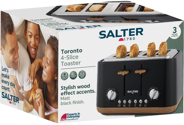 Toster SALTER Toronto EK5823BLKVDE - obraz 6