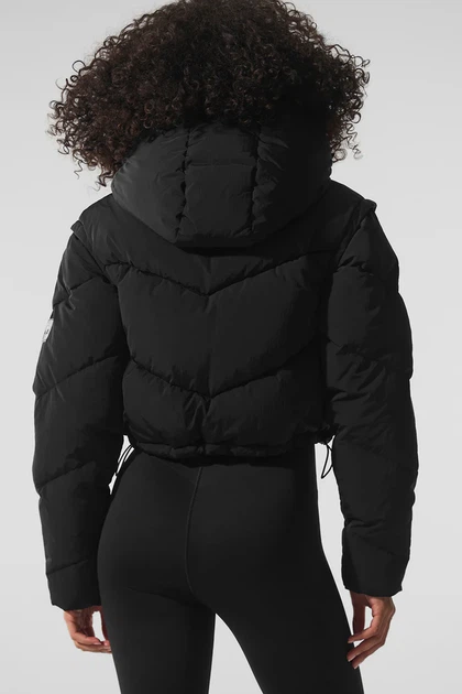 Жіноча куртка Alo Yoga Glacier Puffer Black S (W4609R) - зображення 3