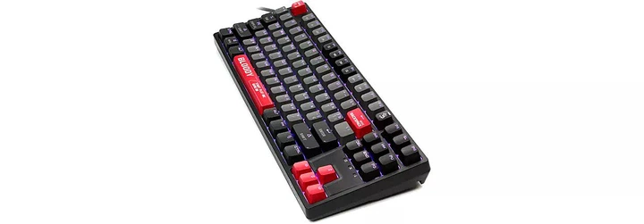 Игровая клавиатура A4Tech Bloody S87 RGB BLMS TKL USB Energy Red - Фото 3 Игровая клавиатура A4Tech Bloody S87 RGB BLMS TKL USB Energy Red - изображение 3