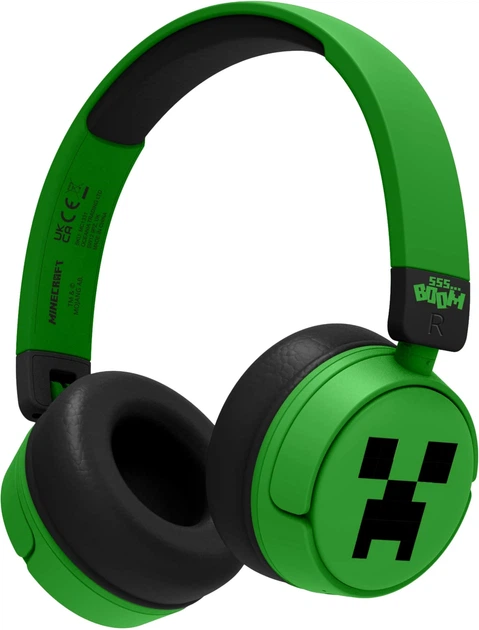Słuchawki OTL Technologies Minecraft Wireless Green (5055371629126) (955555914454689) - Outlet - obraz 4