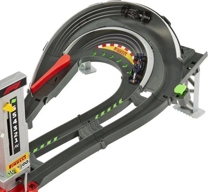 Tor samochodowy Hot Wheels Racing Formula 1 Grand Prix Circuit JDY16 (0194735291137) (955555915424160) - Outlet - obraz 3