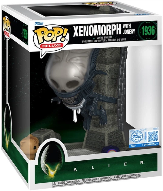 Figurka Funko POP! Alien Deluxe Xenomorph with Jonesy 17 cm FNK88655 (889698886550) - obraz 2