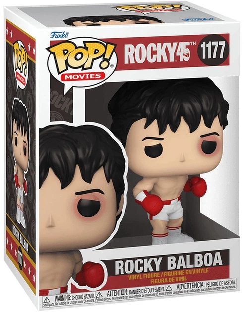 Фігурка Funko Pop! Роккі Бальбоа Rocky 45th 10 см FNK59252 (889698592529) - зображення 2