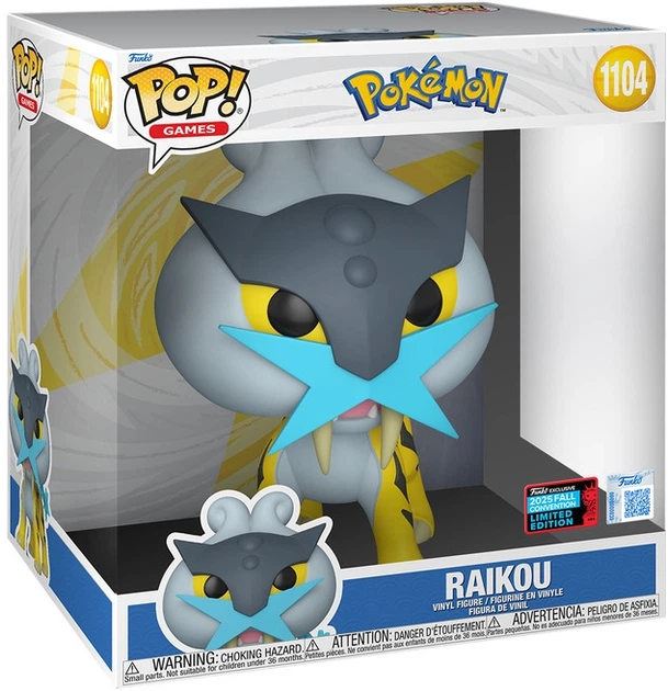 Фігурка Funko POP! Покемон Jumbo Райкоу 10 см FNK78786 (889698787864) - зображення 2