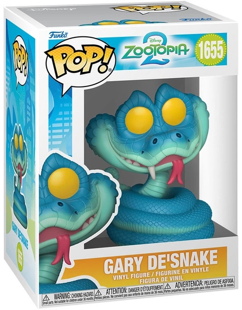 Figurka Funko POP! Disney Zootopia Gary De'Snake 10 cm FNK86637 (889698866378) - obraz 2
