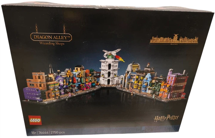 Zestaw klocków LEGO Harry Potter Magiczne sklepy na Ulicy Pokątnej 2750 elementów (76444) (955555914042153) - Outlet - obraz 3