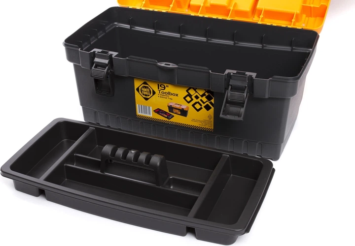 Skrzynka na narzędzia Forte Tools 48.6x24.2x26.7 cm PT-19 (4770364042744) - obraz 3