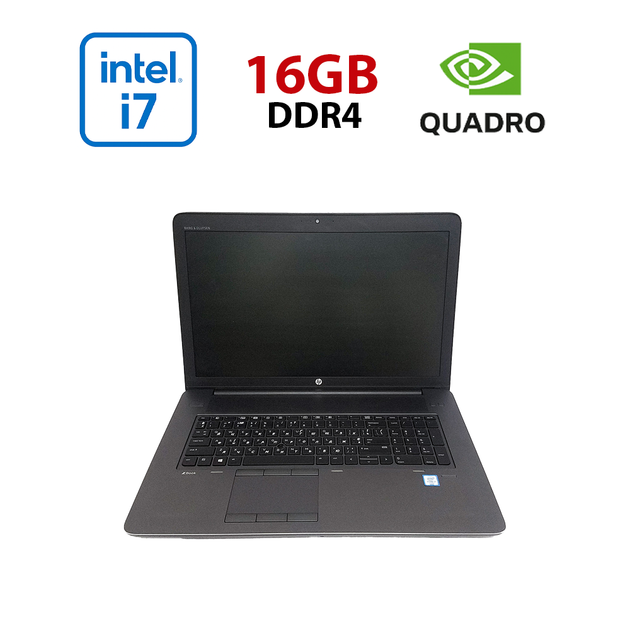 Мобильная рабочая станция HP ZBook 15 G3 / 15.6" (1920x1080) TN / Intel Core i7-6700HQ (4 (8) ядра по 2.6 - 3.5 GHz) / 16 GB DDR4 / 256 GB SSD NVMe / nVidia Quadro M1000M, 2 GB GDDR5, 128-bit / WebCam / Win 10 LIC б/у - Фото 1 Мобильная рабочая станция HP ZBook 15 G3 / 15.6" (1920x1080) TN / Intel Core i7-6700HQ (4 (8) ядра по 2.6 - 3.5 GHz) / 16 GB DDR4 / 256 GB SSD NVMe / nVidia Quadro M1000M, 2 GB GDDR5, 128-bit / WebCam / Win 10 LIC б/у - изображение 1