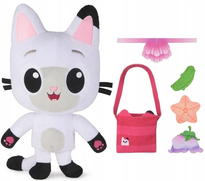Інтерактивний плюшевий талісман Spin Master Котячий будинок Габі Кітті Пандуш 30 см 6073661 (0681147076266) - зображення 3