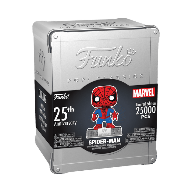 Набір Funko Marvel SpiderMan 25th Anniversary Людина павук фанко Limited Edition метал.бокс - Фото 2 Набір Funko Marvel SpiderMan 25th Anniversary Людина павук фанко Limited Edition метал.бокс - изображение 2