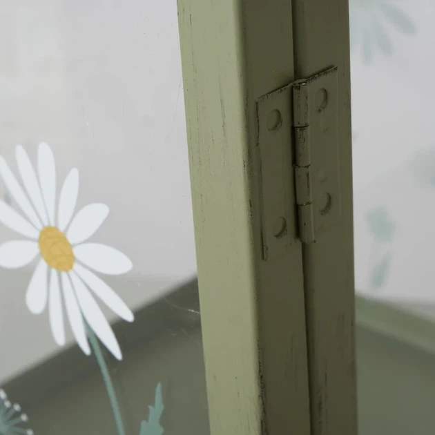 Lampion Boltze Honey metalowy domek Zielony 27 cm (5902973458336) - obraz 2